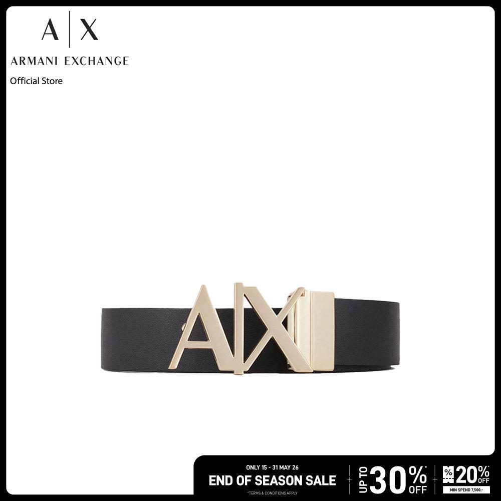 Armani Exchange เข็มขัดผู้ชาย รุ่น 951017-CC505-71820 สี Black
