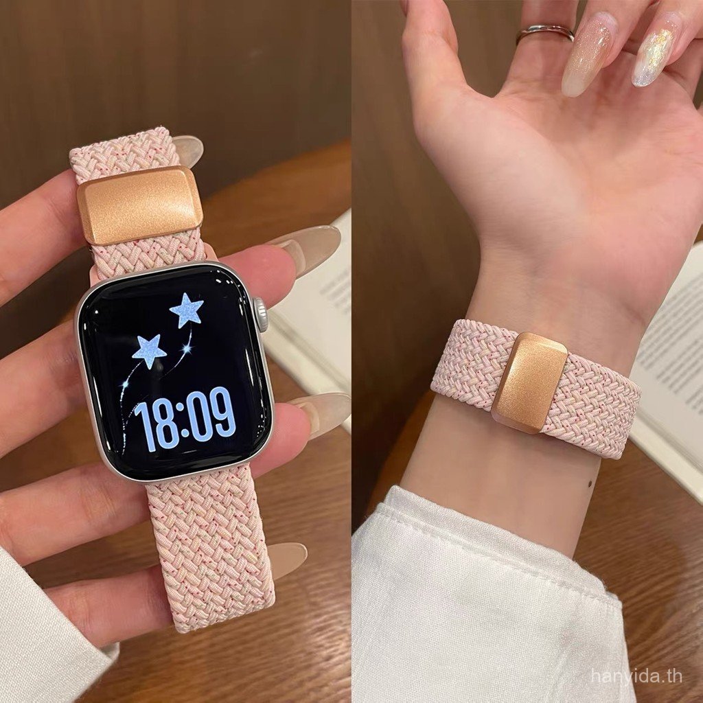 สายสมาร์ทวอทช์กีฬาแม่เหล็กทอสําหรับ Huawei Watch Fit 4 22mm Smartwatch สายรัดข้อมือแม่เหล็กสําหรับสร้อยข้อมือ Huawei Watch Fit 3