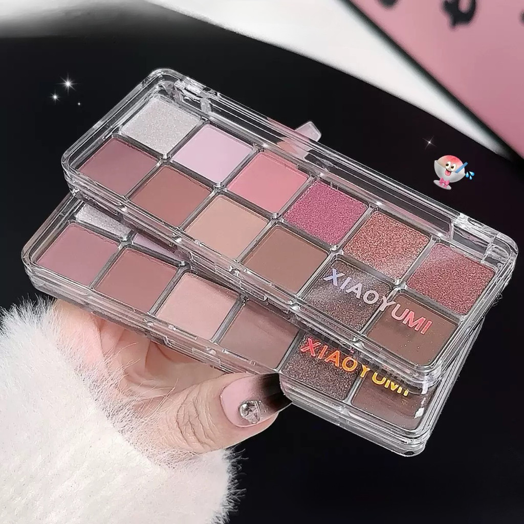 shiny-girl: neพ 12 สี บลัชออน+ไฮไลต์+เฉดดิ้ง จบในตลับเดียว พีชชมพู บ๊วยหวาน ยีนส์วินเทจ ครบทุกลุค ติดทน