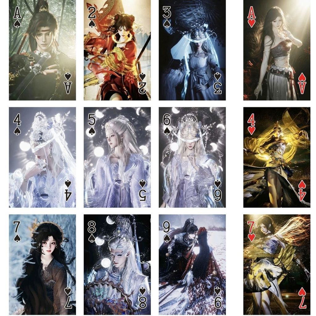 Yanyun Sixteen Sounds 54 High-Definitive ประณีต Picture Card เกมอุปกรณ์ต่อพ่วงประณีตเล่นไพ่พร้อม
