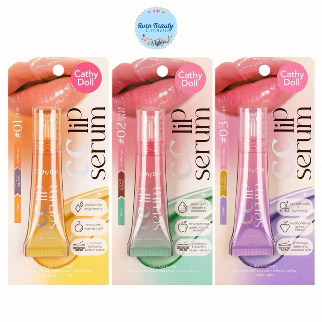 Cathy Doll CC Lip Serum Colorcore Recorder 10 g. เคที่ดอลล์ ซีซี ลิปเซรั่ม ลิปบำรุง ริมฝีปาก