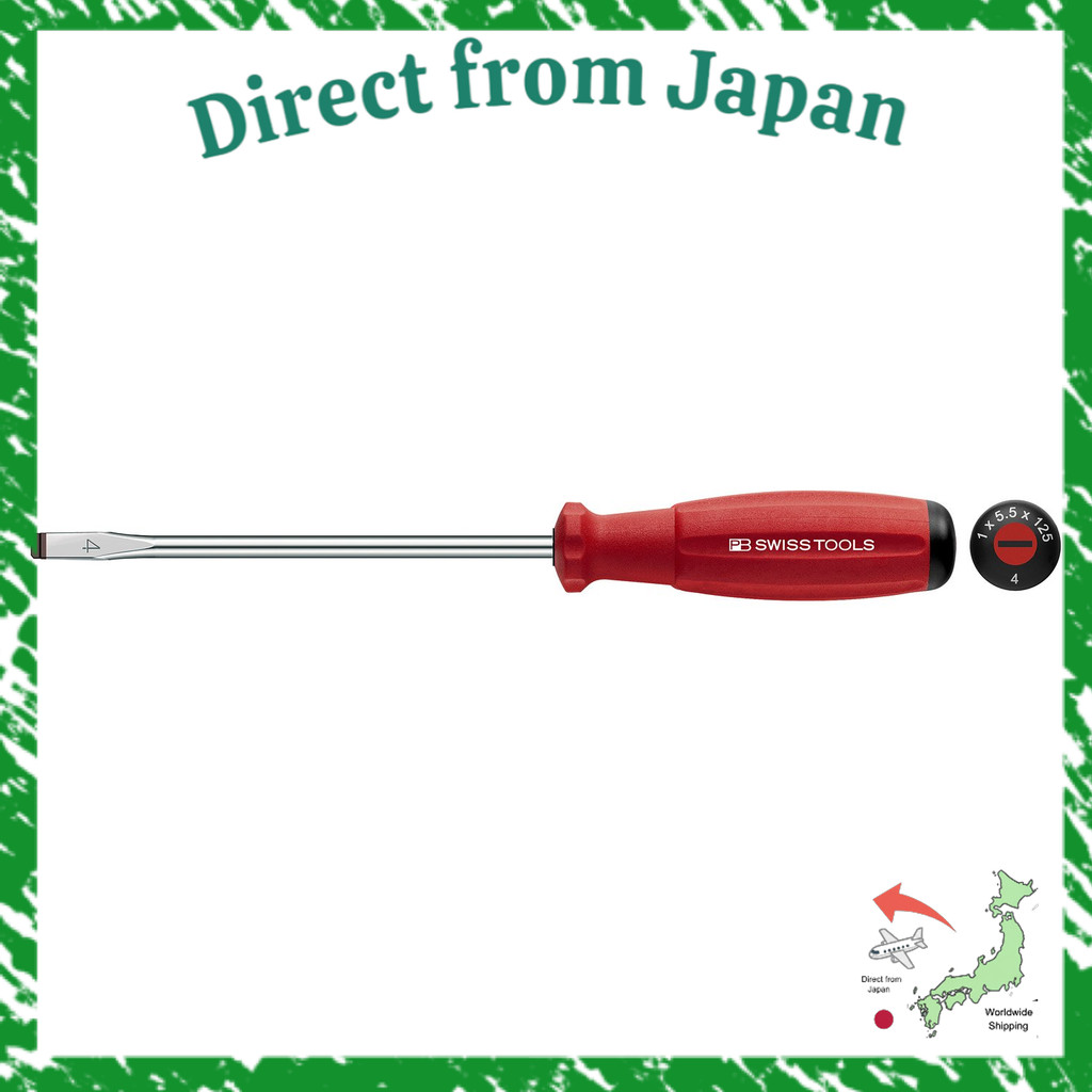 Direct From Japan PB Swiss Tools Swiss Grip Slotted Screwdriver 135 overall length, M2.5 screwdriver