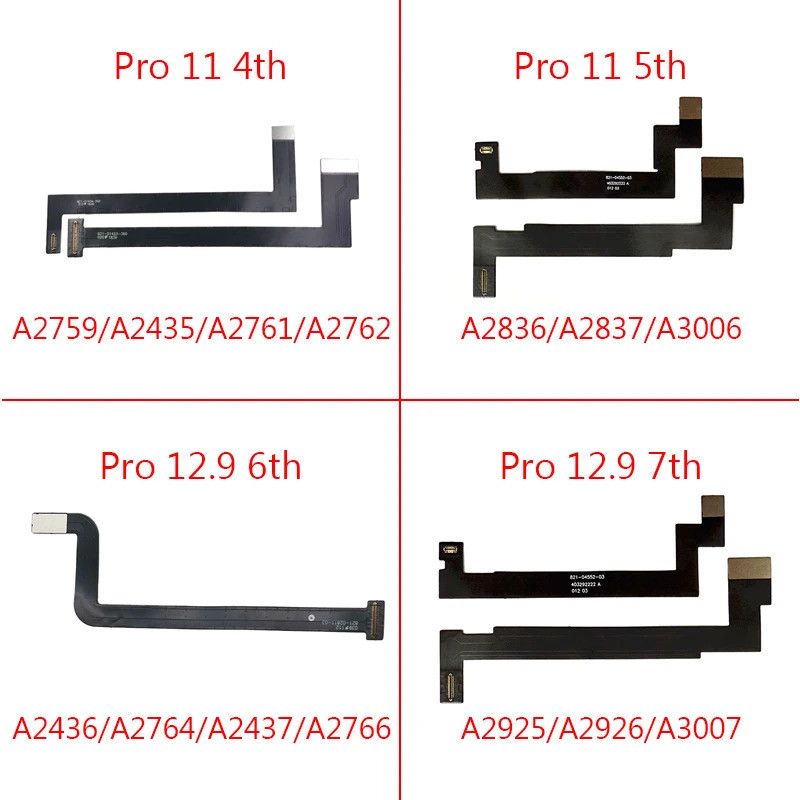 จอแสดงผล LCD เชื่อมต่อ Flex สําหรับ iPad Pro 11 12.9 A2836/2837 A3006 A2925/2926 A3007 A2759 A2761/2