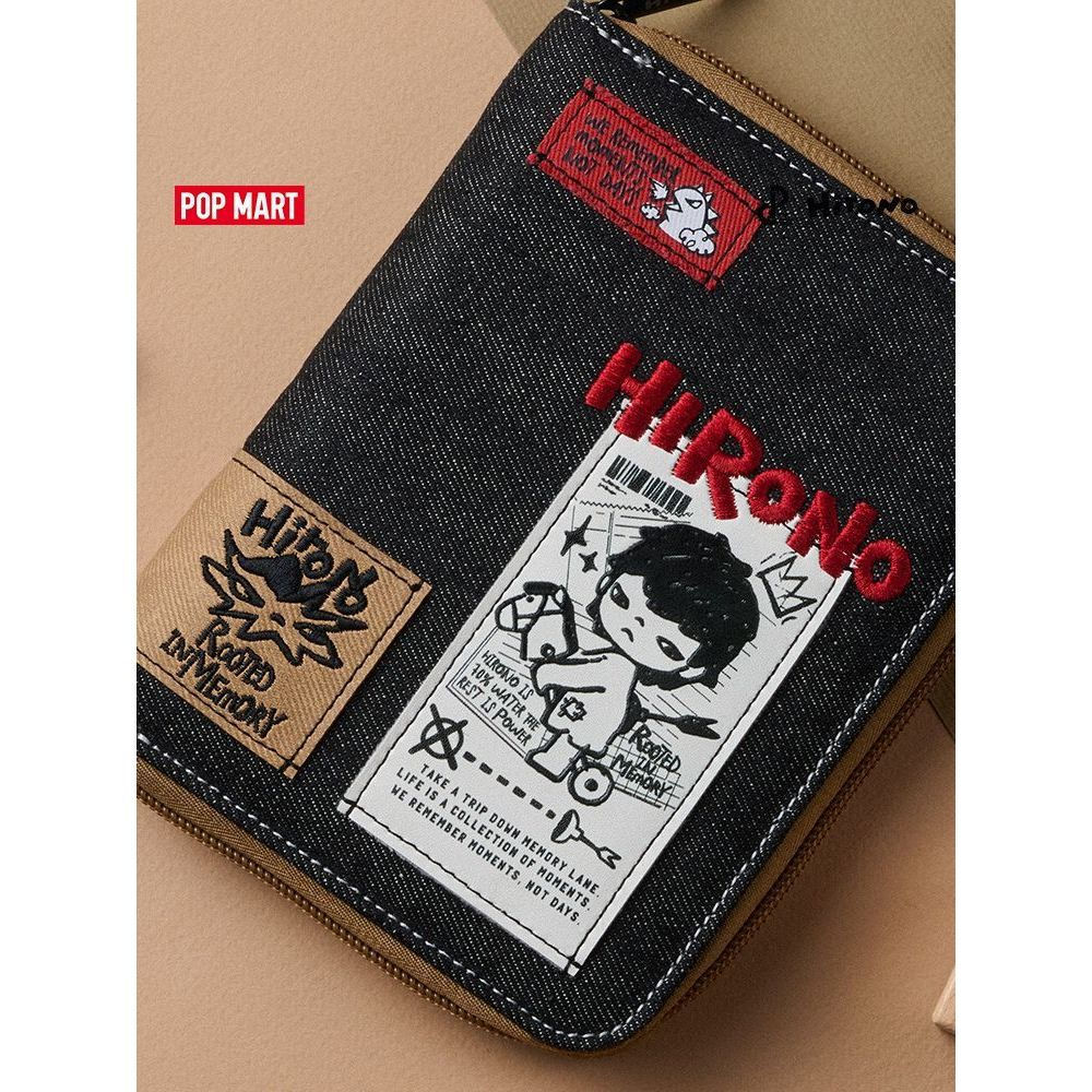 POPMART POPMART Ono Hirono Echo Series Passport Bag Travel Abroad Portable Storage Card Case