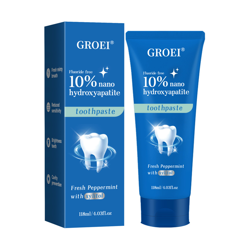 GROEI Mint ยาสีฟัน Clean Tartar คราบสีเหลือง กลิ่นช่องปากสีขาว ลมหายใจสดชื่น Dental Care TK889926051