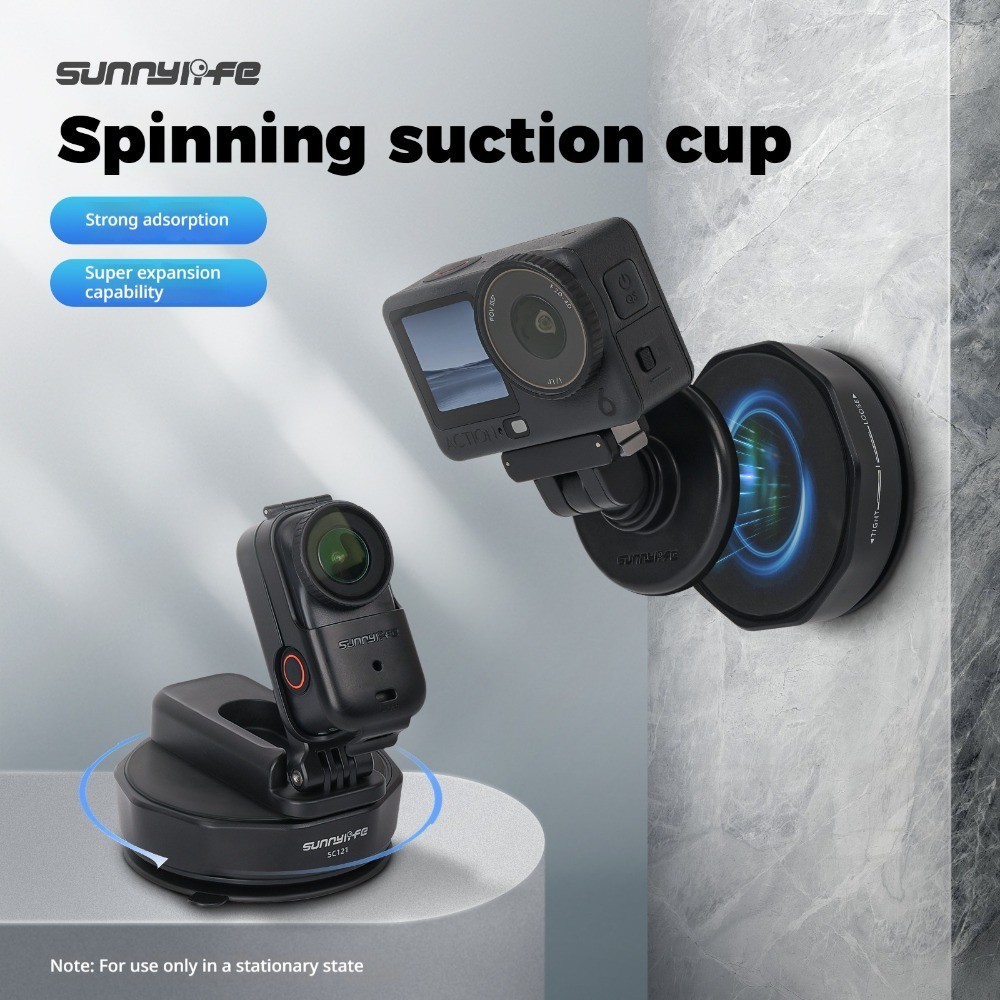 สําหรับ DJI Pocket 4/3 ถ้วยดูดสําหรับ Insta 360 Ace Pro 2 อุปกรณ์เสริมขยายแม่เหล็ก Universal Magnetic Mount สําหรับกล้องกีฬา