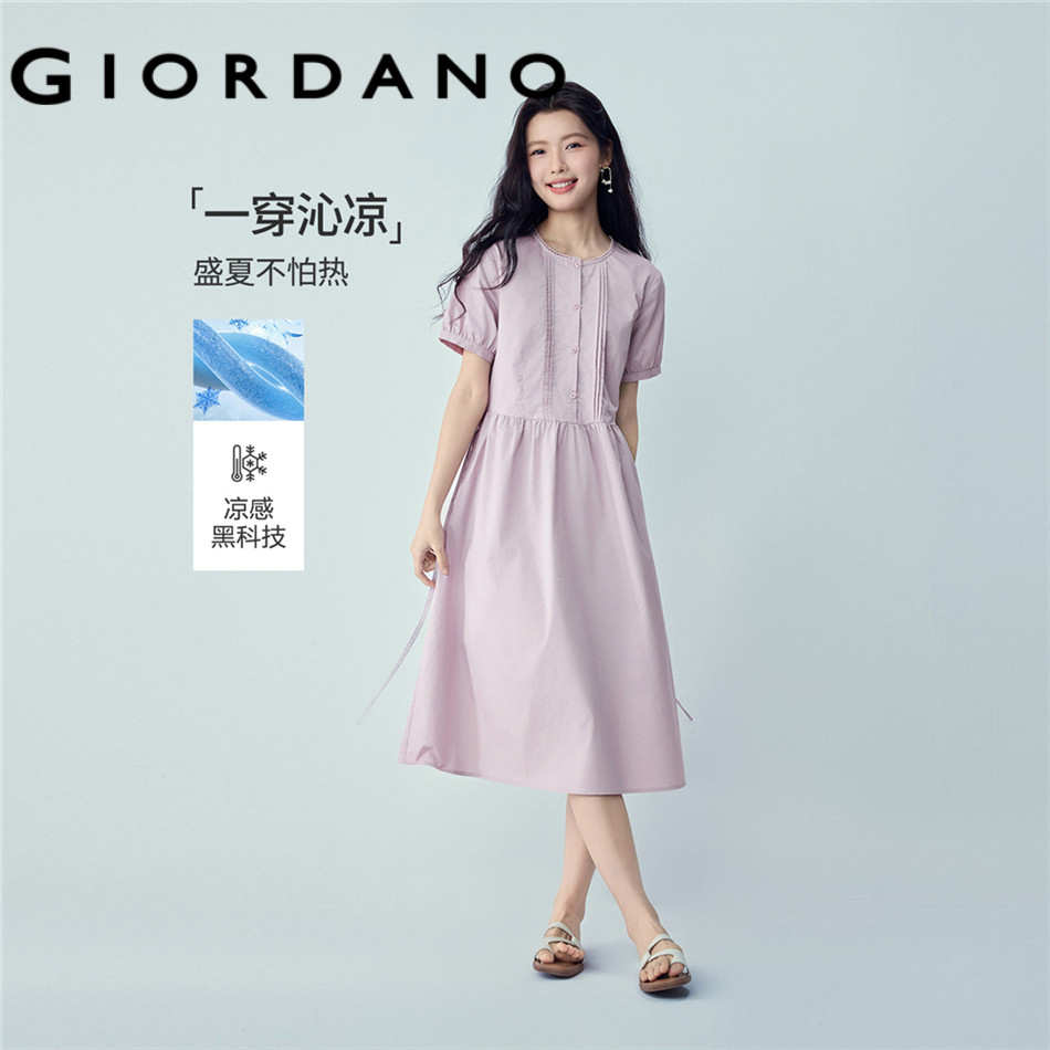 GIORDANO WOMEN Women Dress - Non-Elastic 05466317