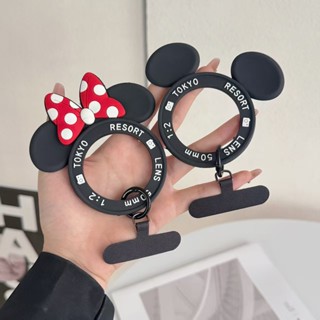 การ์ตูนการ์ตูนกล้องมินนี่มิกกี้โทรศัพท์เชือกเส้นเล็กเคสโทรศั…