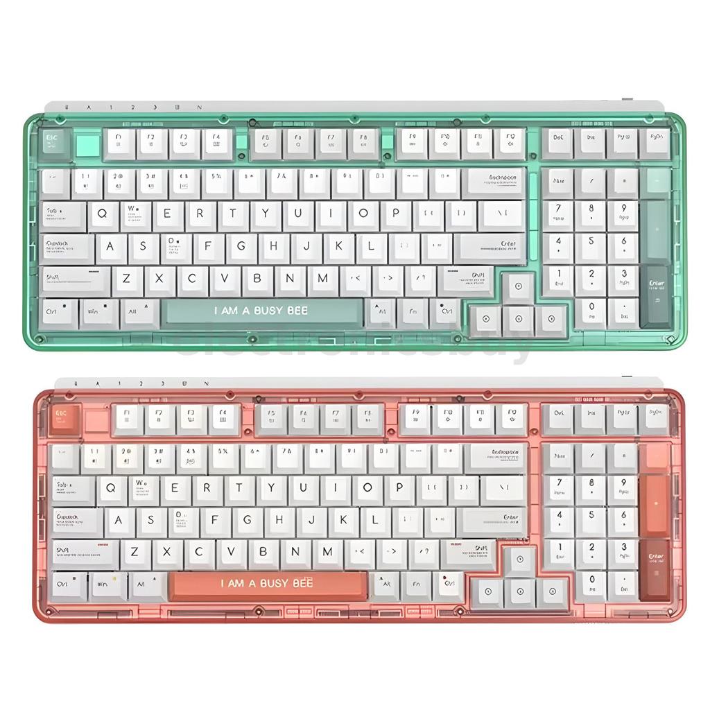 Xiaomi MIIIW ART Z980 Tri-mode Mechanical Gaming Keyboard 98 คีย์โครงสร้างปะเก็นโปรไฟล์เชอร์รี่ Hot-