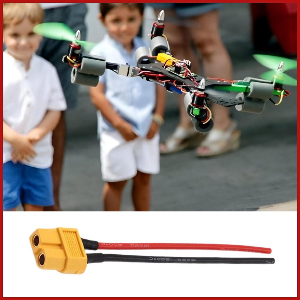 Xt60 อะแดปเตอร์ Xt60 หญิงถึงชาย Connector อะแดปเตอร์ชายและหญิงสายไฟอุปกรณ์เสริมแบบพกพาสําหรับ Rc pos