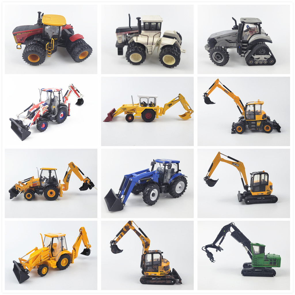 Ertl Anders 1/32 JCB Excavator โหลดทั้งหัว Busy Keith ใหม่เนเธอร์แลนด์รถแทรกเตอร์โลหะผสมรถยกรุ่น