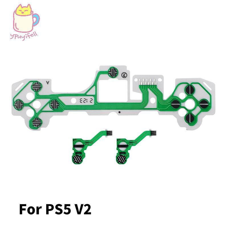 [YPU] V1 Embossed Retro Conductive Film Replacement Button Ribbon combed Circuit Board For PS5 Contr