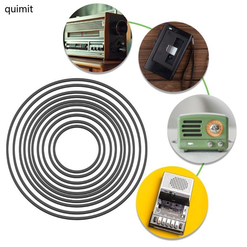 QUIM Recorder เข็มขัดยาง CASSETTE Recorder ซ่อม CASSETTE Plater เข็มขัดยาง 1PC
