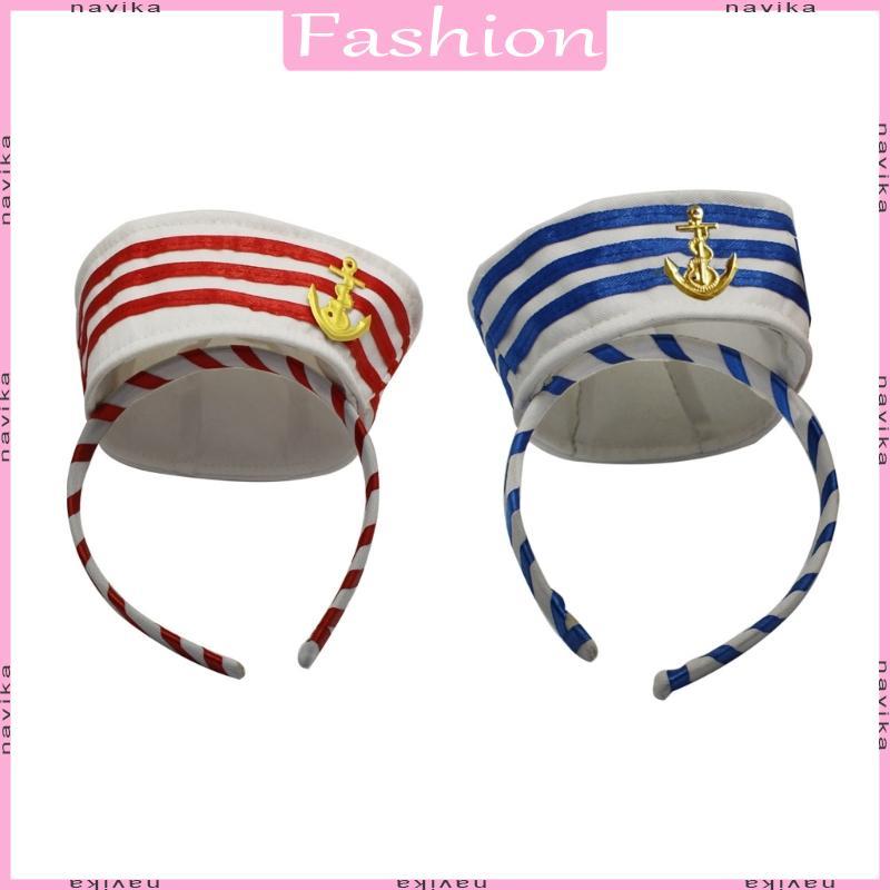 NAV Girls Navy Headband สำหรับงานปาร์ตี้และคอสเพลย์