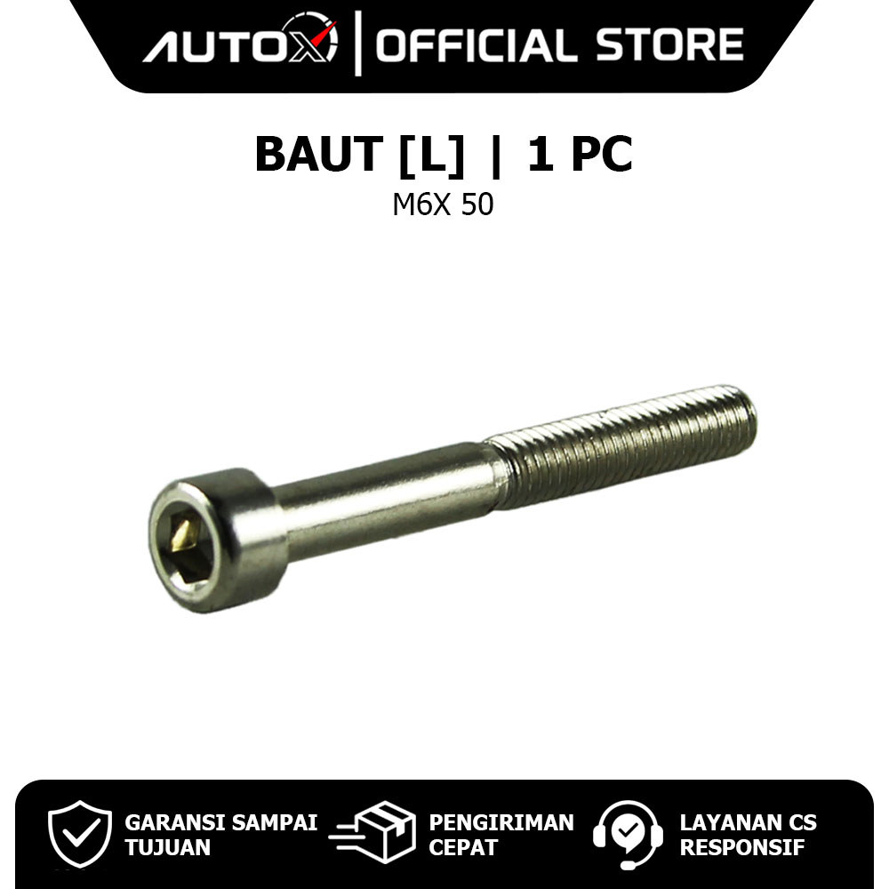 1 PC Bolt L M6x50 Key 5 Pitch 1 L5 6X50 M 6 x 50 K 5 P 1 Bolt Bolt