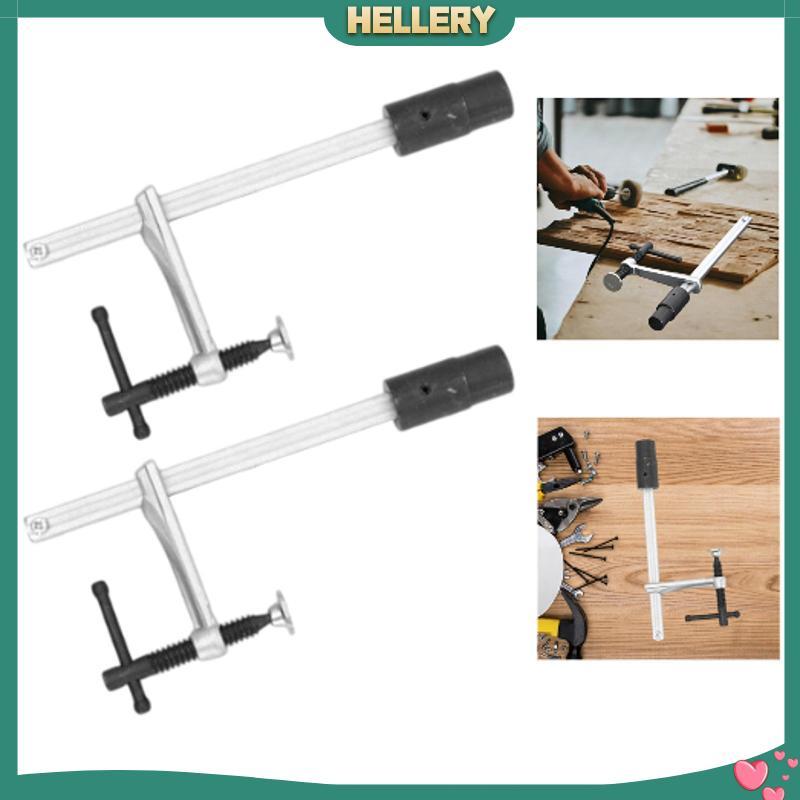 [HelleryTH] F Bar Clamp Drop Drop Steel Silver Woodwork Furniture F Style 3-5/32 นิ้วคอความลึกปรับ F