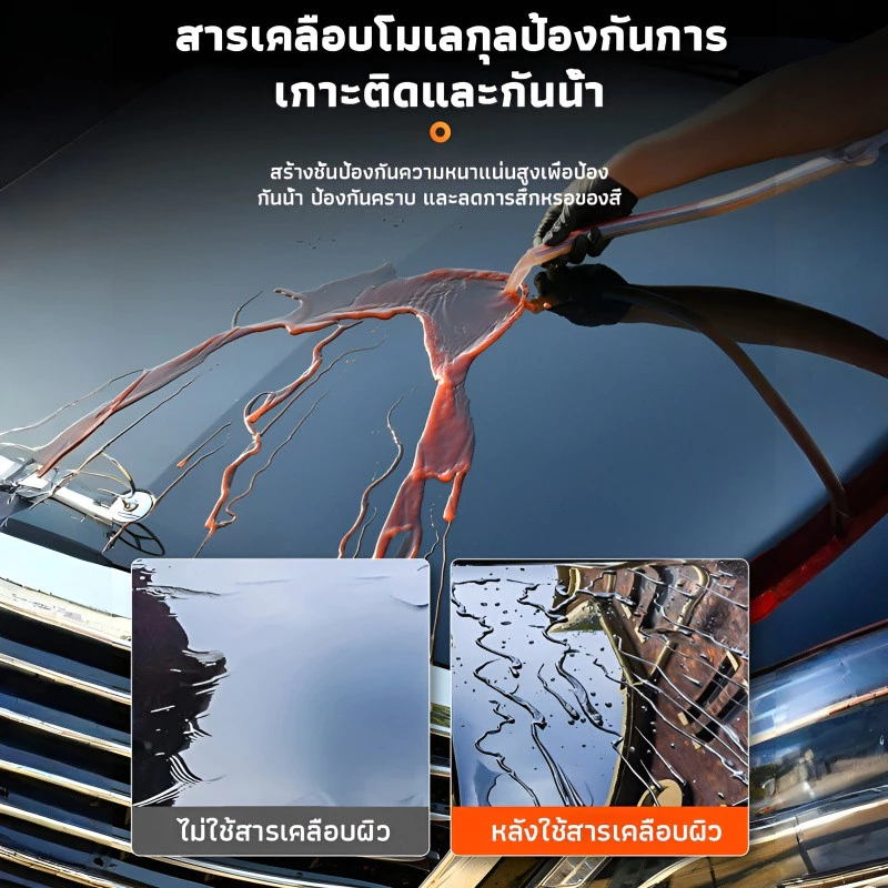 น้ำยาเคลือบนาโนกันน้ำและป้องกันการเสื่อมสภาพรถยนต์ thumbnail 5