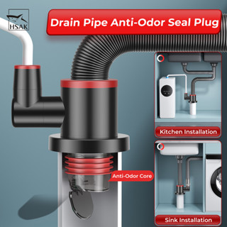 จุกปิดท่อน้ำทิ้งสแตนเลส 2 ทาง กันกลิ่น สำหรับอ่างล้างจาน ฝาป…