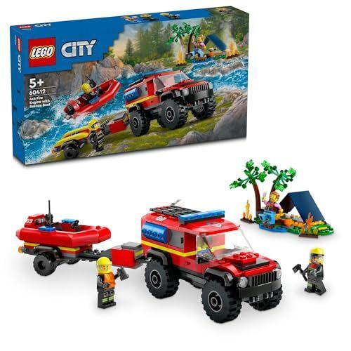 LEGO City Fire Truck and Rescue Boat Set 60412  
LEGO City Fire Ladder Truck 60463  
LEGO City Fire 