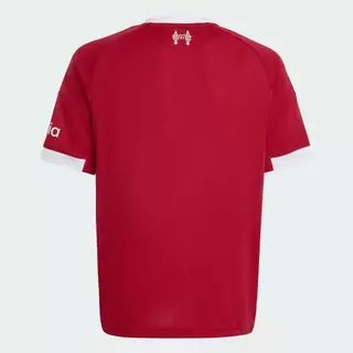 adidas ฟุตบอล เสื้อฟุตบอลชุดเหย้า Liverpool FC 25/26 เด็ก สีแดง JV6436