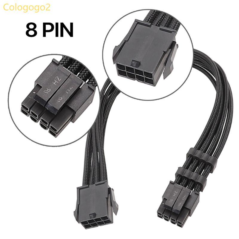 Cologogo2 8Pin คอมพิวเตอร์เมนบอร์ดสายต่อสายถัก CPU 8Pin ถึง 8pin 4 + 4pin