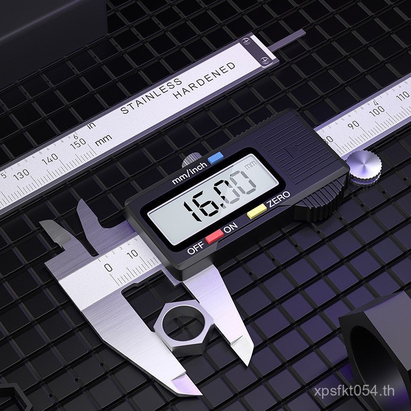 Vernier Caliper ขายตรงจากโรงงานสแตนเลส 300mm0-500mm อิเล็กทรอนิกส์ Vernier Caliper จอแสดงผลดิจิตอล 7
