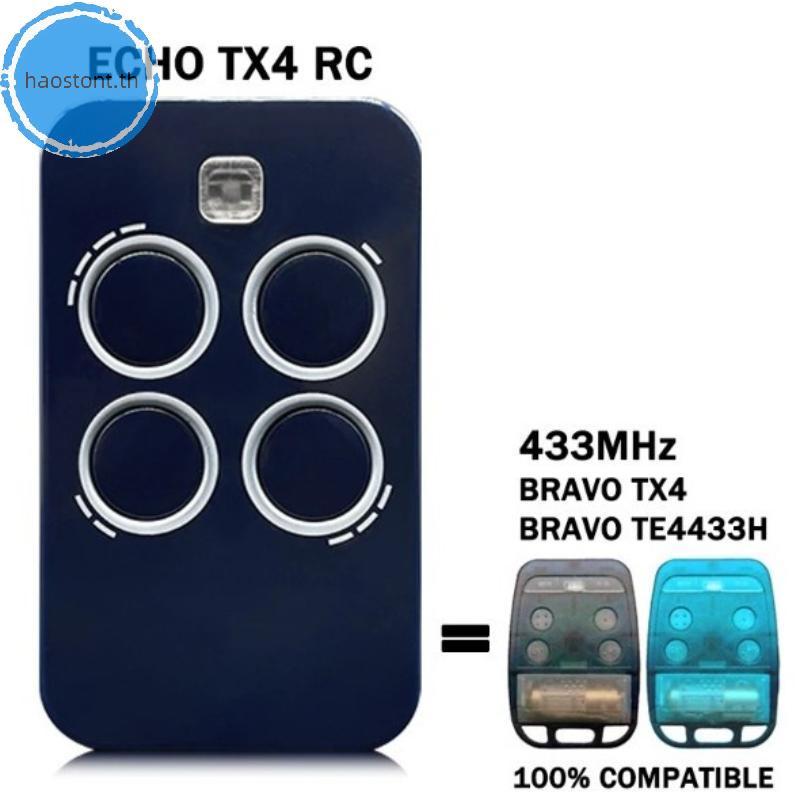 Haostont 1 ชิ้นเครื่องส่งสัญญาณมือ 433MHz สําหรับ ECHO TX4 RC 6100334 / BRAVO TX4 / BRAVO TE4433H ปร