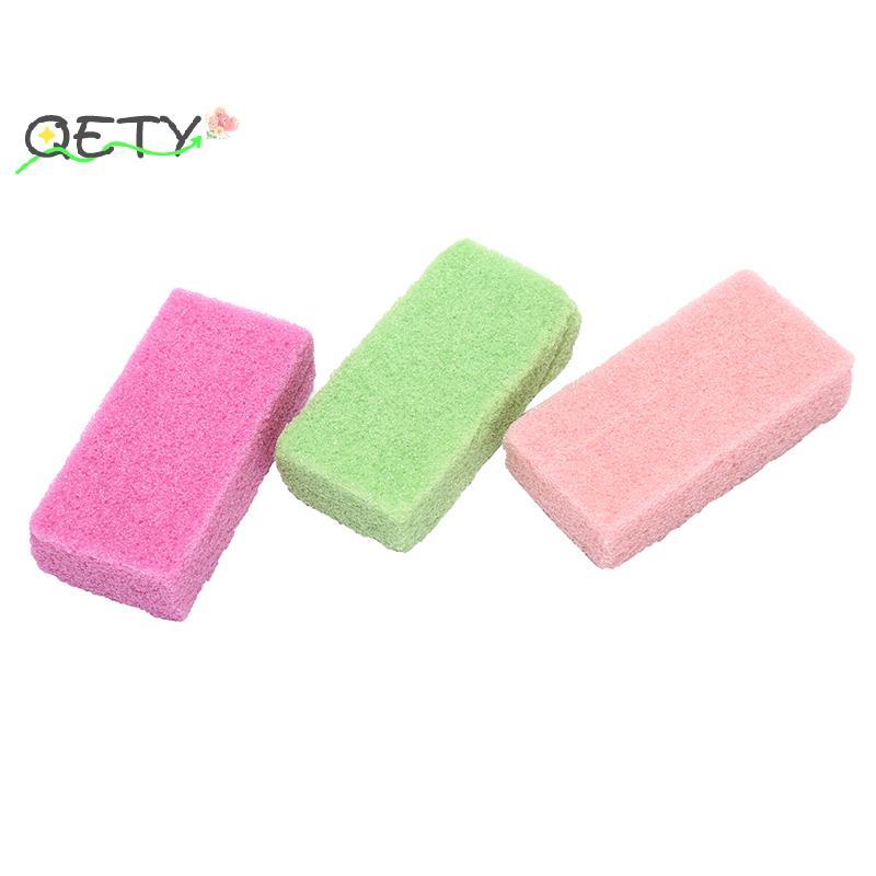 [qetyellow] หินภูเขาไฟฟองน้ําหิน Exfoliate Foot Care ลบ Hard Dead Skin Feet Rasp TH