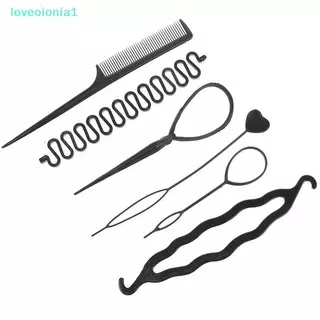 loveoionia1 6 ชิ้น/เซ็ตเด็ก Curler ผม Braid บํารุงรักษาเกลียว Twist เครื่องมือจัดแต่งทรงผม IA