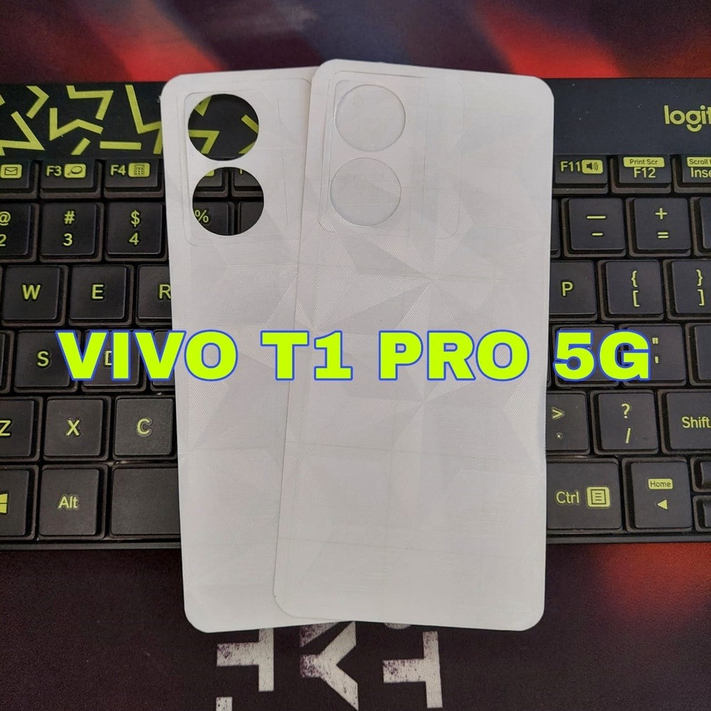 VIVO T1 PRO 5G Carbon Skin Back Skin Diamond Carbon Garskin Handphone Anti เชื้อรา
