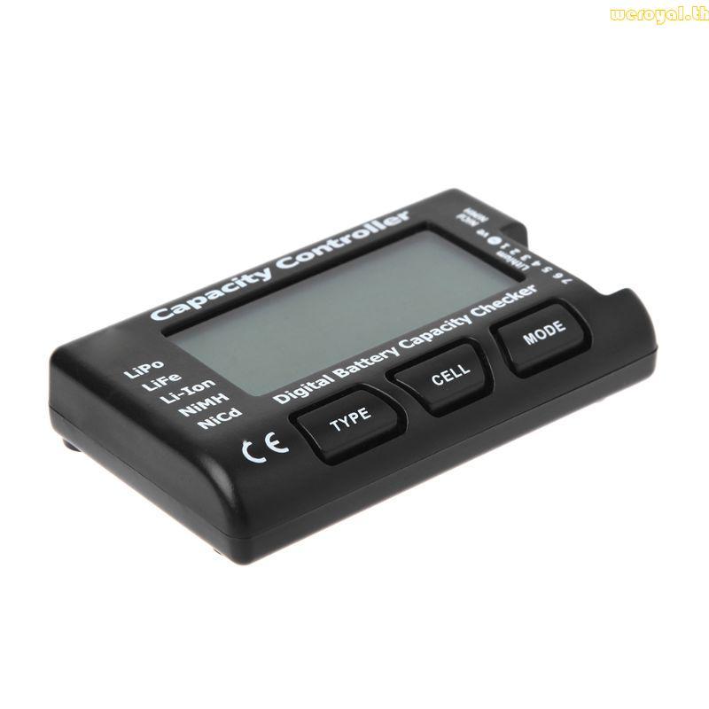 Weroyal RC CellMeter-7 เครื่องตรวจสอบความจุดิจิตอลสําหรับ Nicd NiMH LiPo LiFe Li-ion