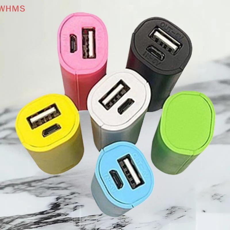 (WHMS) 1 ชิ้นกล่องชาร์จน้ําหนักเบาแบบพกพา 18650 1 ส่วนเคสสําหรับโทรศัพท์มือถือ MP3 MP4