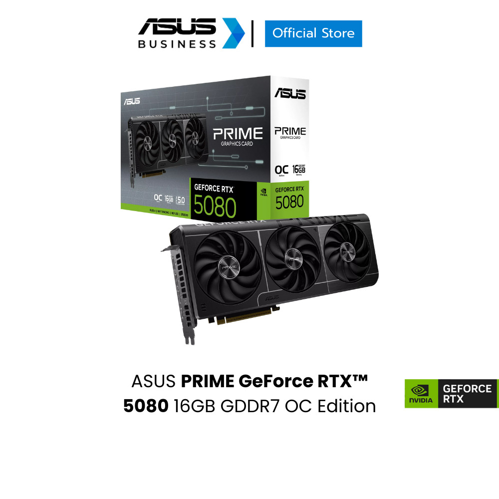 ASUS PRIME GeForce RTX™ 5080 16GB GDDR7 OC Edition