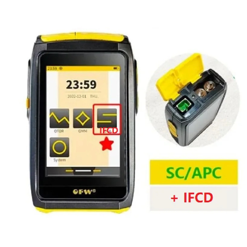 Mini Otdr Optic Otdr Optical Reflector Active Fiber Live Tester 1550nm 20db Optical Reflectometer หน