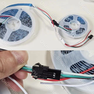 WS2811 WS2812B WS2815 WS2813 APP สายไฟ Led DC Mini 24 Keys คีย์รีโมทคอนโทรล DC 5-24V ตัวควบคุมไร้สายบลูทูธ SPI LED