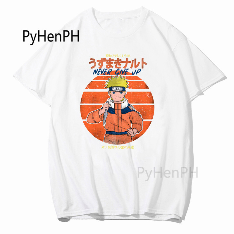 เกาหลีเกาหลี 2026 Naruto Anime เสื้อยืดแขนสั้น Naruto Naruto สินค้าเสื้อยืด Naruto Boruto t shirtCOD