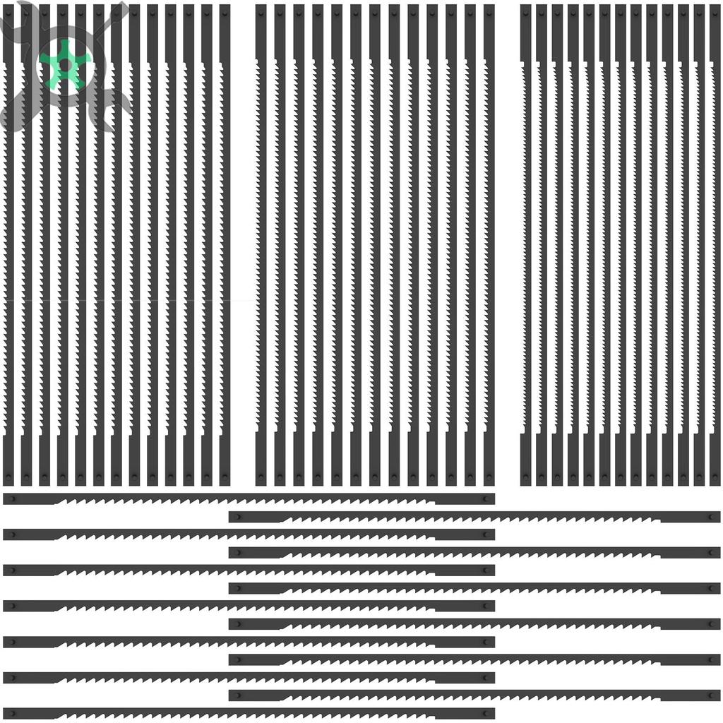 64 ชิ้น Scroll ใบเลื่อยชุดใช้งานร่วมกับ 3921 3922 SC165VS 5 นิ้ว SK5 Pin End ใบเลื่อย SHOPCYC6442