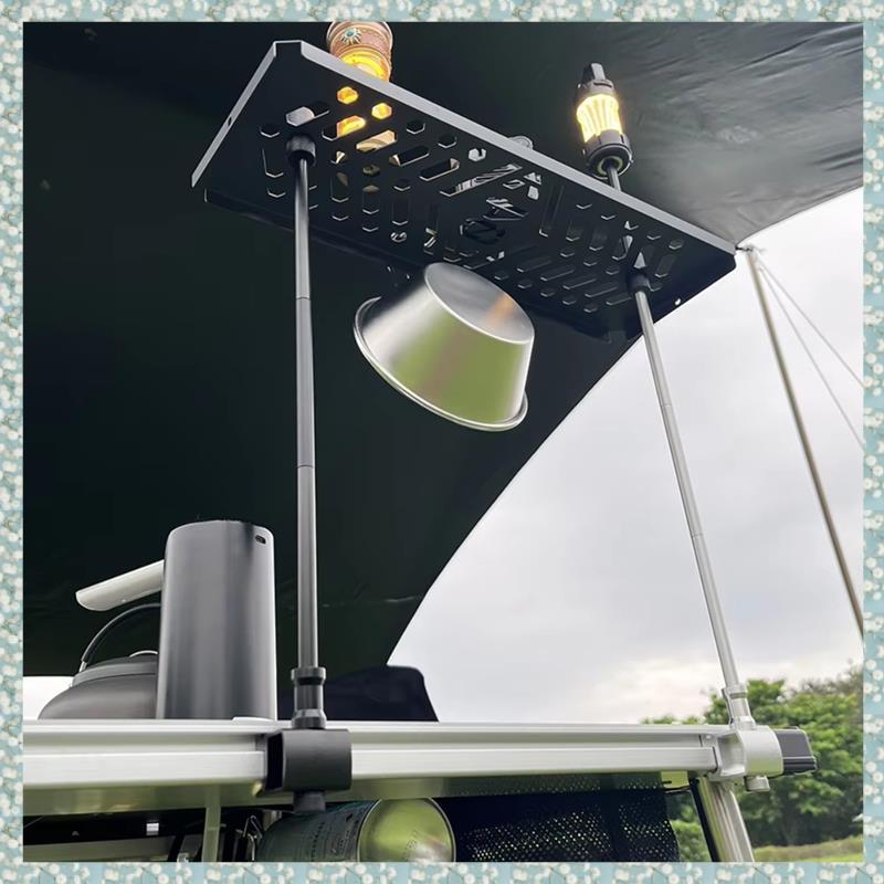 [h5bl3j6wj.ph] Camping Lamp Hanging Rack Aluminium Alloy for Outdoor Portable Light Hanger Light Sta