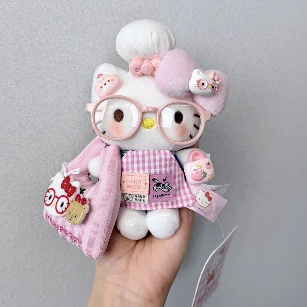 Sanrio Hello Kitty พวงกุญแจแบบจี้ตุ๊กตา ออกแบบสร้างสรรค์ เป็นของขวัญที่น่ารัก