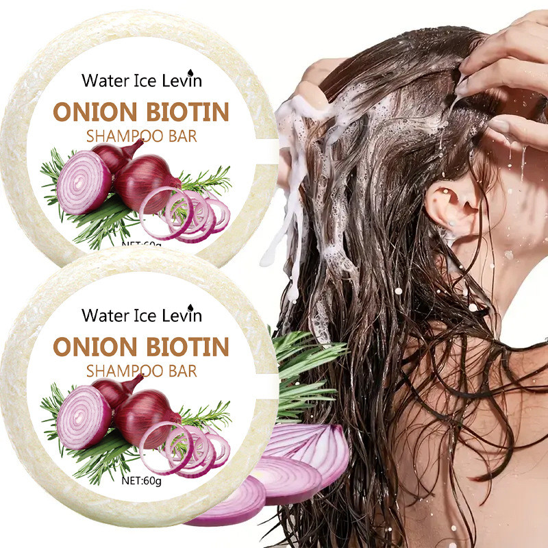 Water Ice levin Shampoo Soap Moisturizing Biotin Shampoo Refreshing Rosemary and Onion Extract 12.15