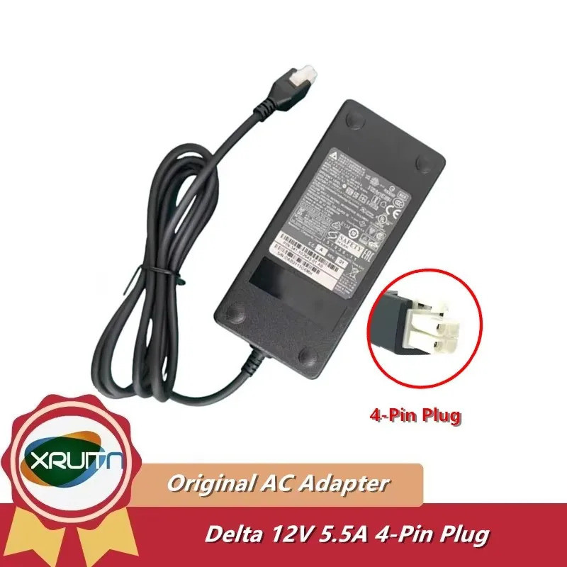 Original Delta ADP-66CR B 12V 5.5A 66W AC Adapter Charger สําหรับ CISCO PA-1660-2SA 341-100346-01 89