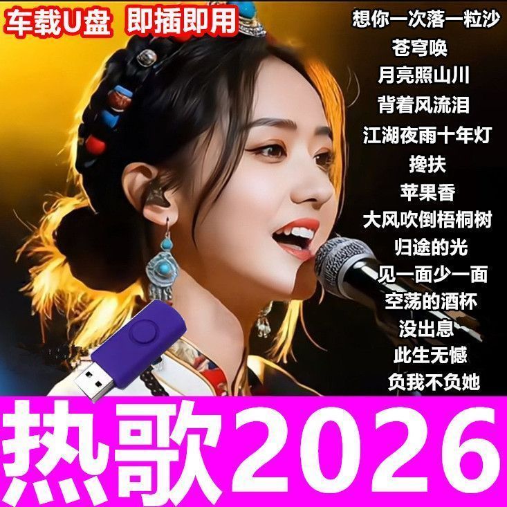2026 TikTok Songs รถส่วนใหญ่ u Disk การบาดเจ็บเพลงอารมณ์ Lossless คุณภาพเสียง mp3 Universal Usable u