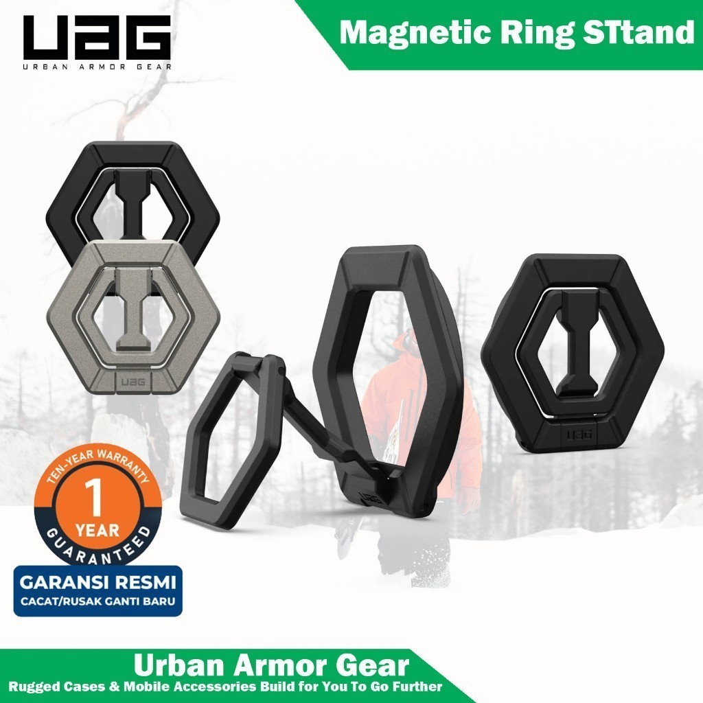 UAG Magnetic Ring Stand ที่ตั้งมือถือ ขาตั้งแม่เหล็ก Kickstand สำหรับ iPhone Samsung ทุกรุ่น