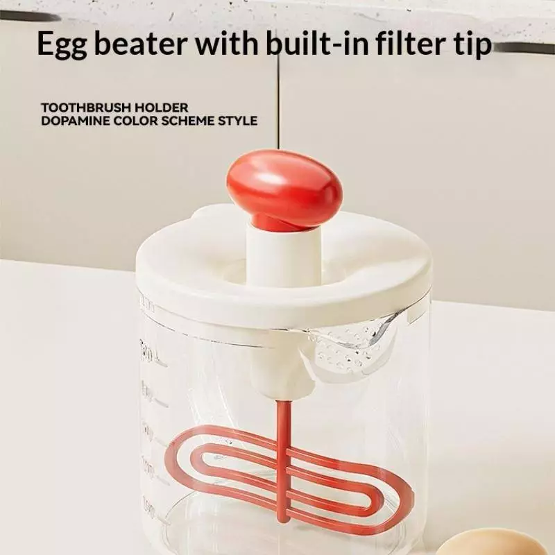 BABYONE Egg Churn Cream Whipper Manual Press Kitchen Gadget thumbnail 8
