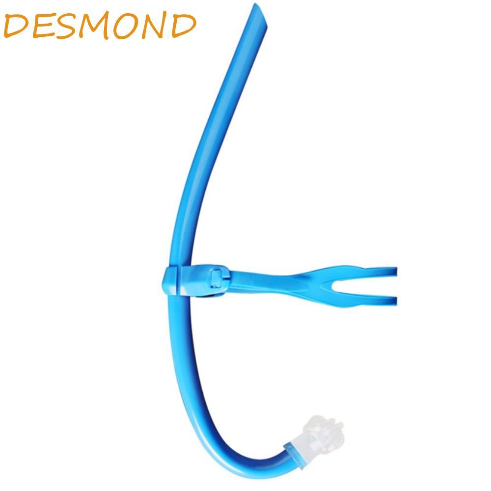 DESMOND ท่อหายใจฝึกว่ายน้ํา, อุปกรณ์ดําน้ํา, ซิลิโคนสบายด้านหน้า Swimmer Snorkel, อุปกรณ์ดําน้ําตื้น