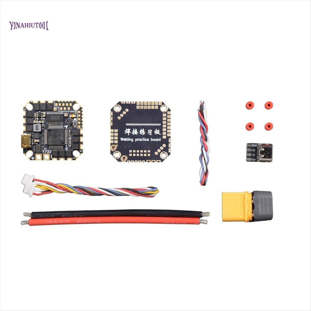 Yinahiut001GHF722AIO-HD 40A AIO Baro OSD F722 Flight Controller BLHELIS 40A 4in1 ESC 2-6S สําหรับ FP