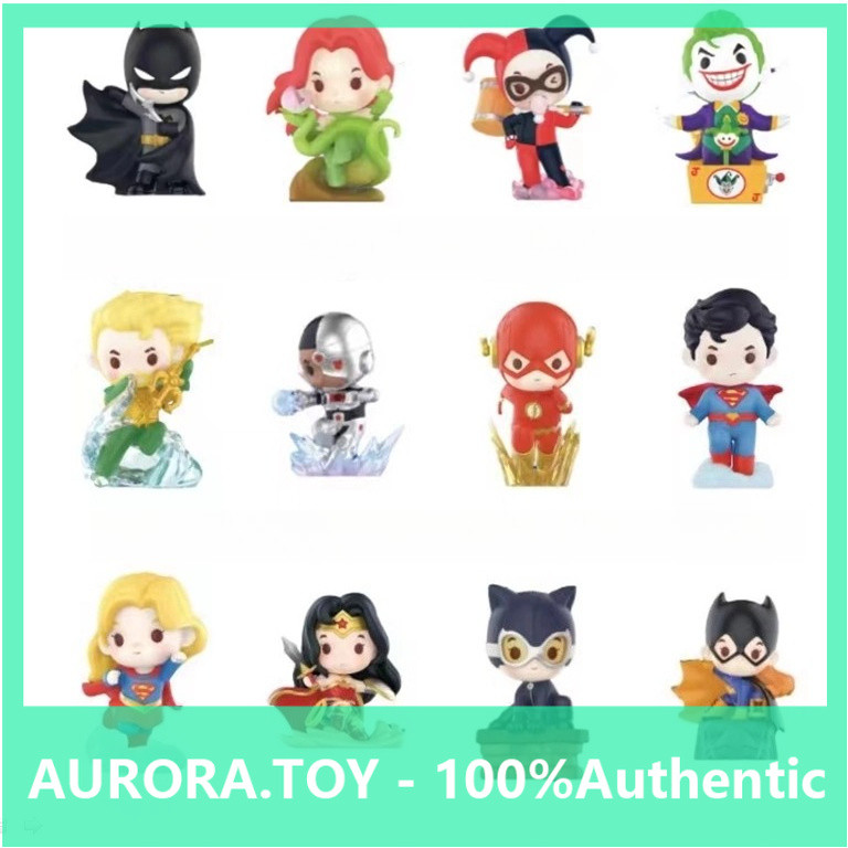 P POPMART DC Justice League Series Mystery Box ของขวัญเล่นอินเทรนด์