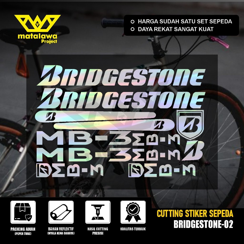 Bridgestone MB 31 สติกเกอร์ตัดจักรยาน polet decal อุปกรณ์เสริมกรอบ Fixie mtb Kalcer ชุด 02