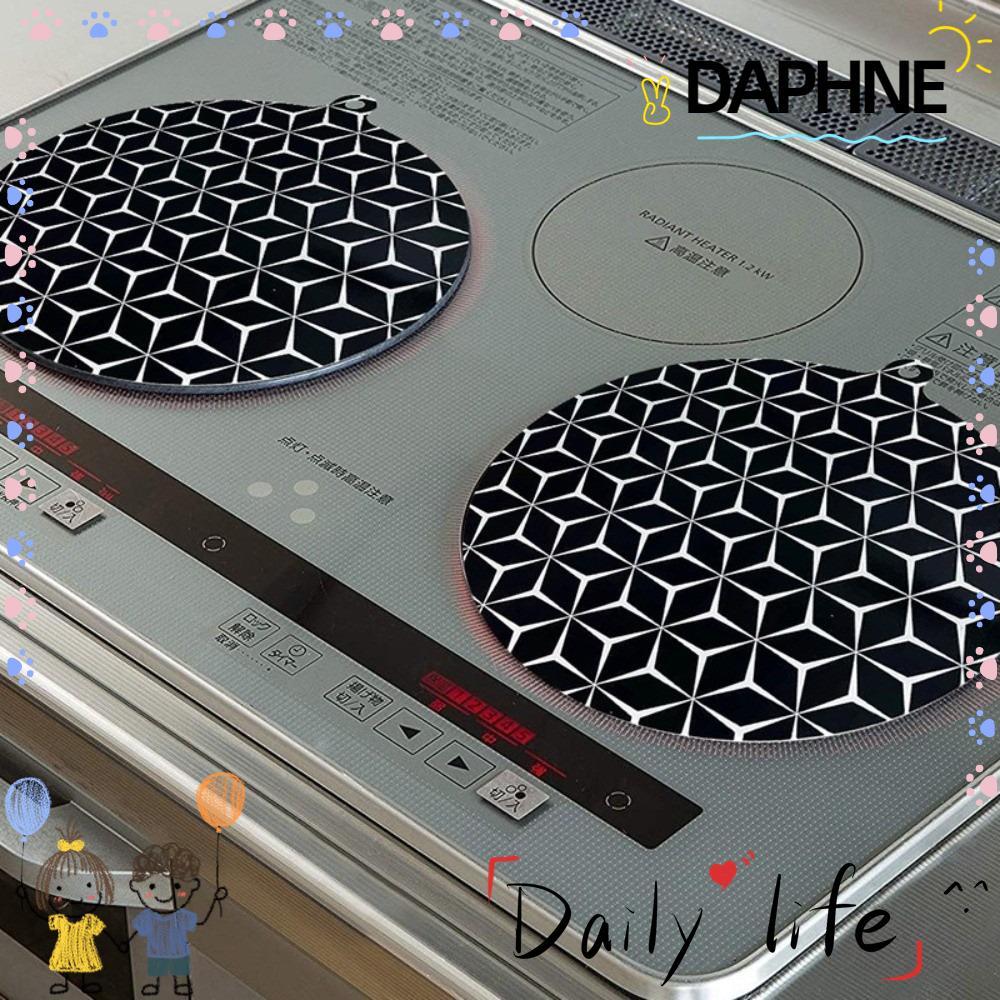 DAPHNE Induction Cooktop Protector,ลื่นReusable Induction Cooktop Mats,อุปกรณ์ครัวทําความสะอาดง่ายซิลิโคนทนความร้อนกันน้ําCooktop Matเตาแม่เหล็ก