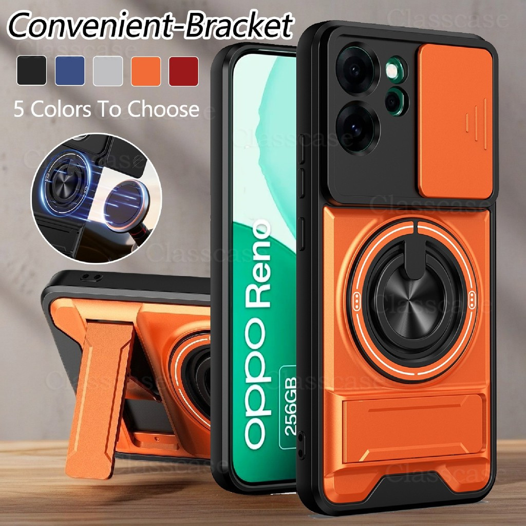 ปลอกสําหรับ OPPO Reno 15 F Pro Max 15F 15Pro 15ProMax Reno15 F Pro Reno15F 4G 5G เคสโทรศัพท์หมุนได้แหวนแม่เหล็กสไลด์กล้องป้องกัน Upright Kickstand ขาตั้งฝาครอบกันกระแทก